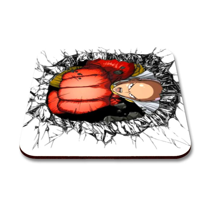 One Punch Man - Theme 1 Square Coasters