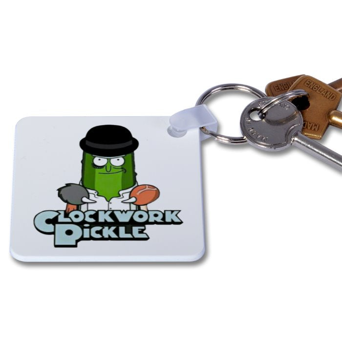 Rick & Morty x A Clockwork Orange - A Clockwork Pickle Keyring