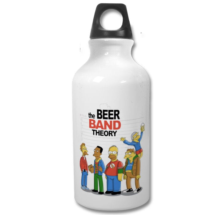 The Simpsons x The Big Bang Theory - Beer Band Theory Water Bottle