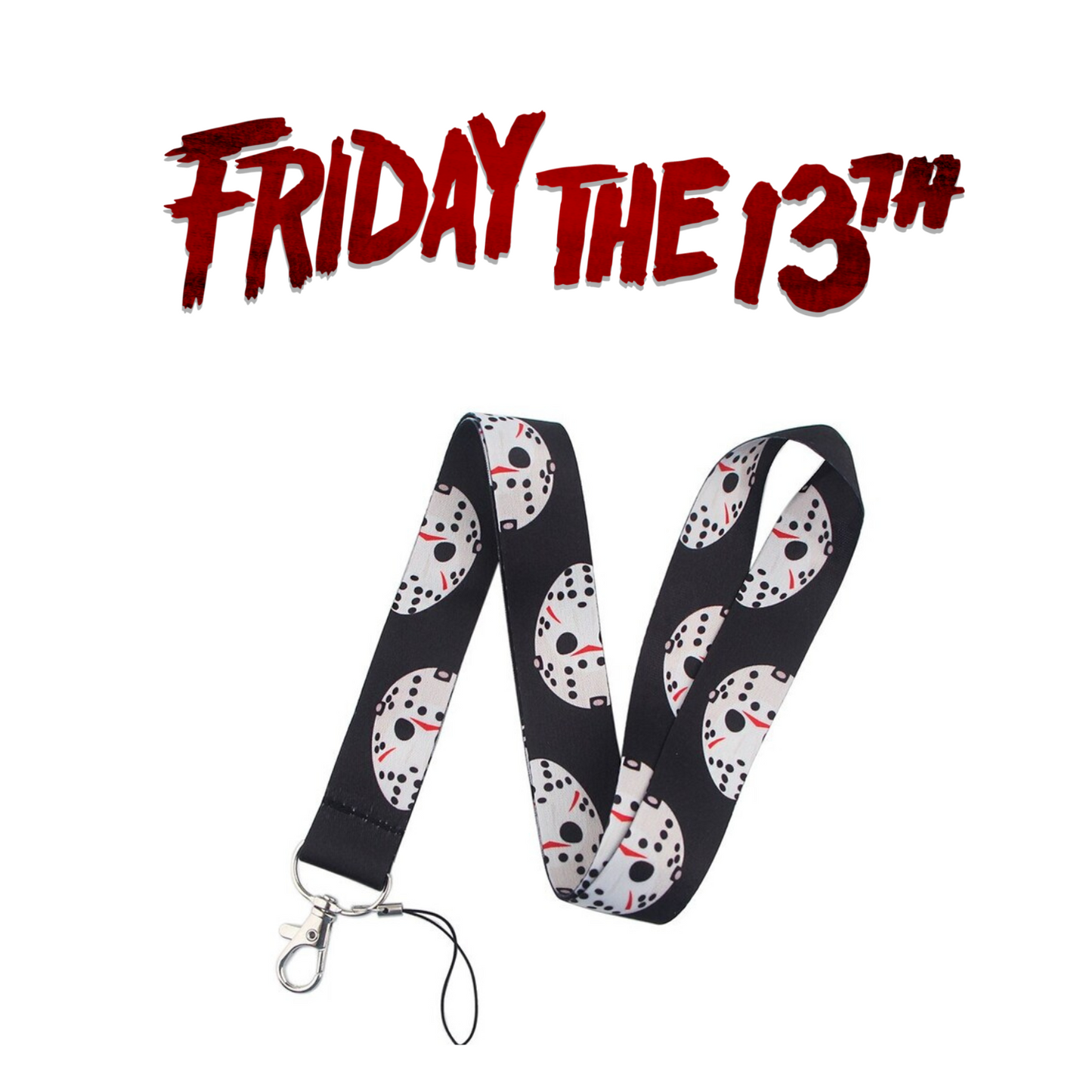 Friday the 13th Jason Voorhees Lanyard | Horror Film Gift