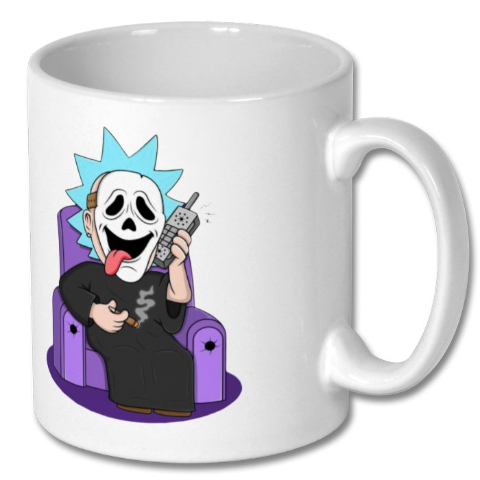Rick & Morty x Scream - Ghostface Rick Mug