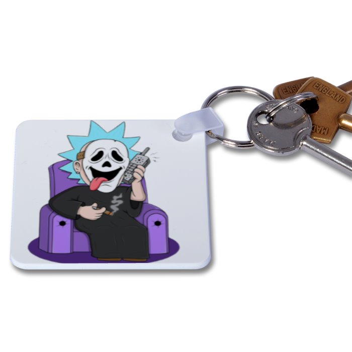 Rick & Morty x Scream - Ghostface Rick Keyring
