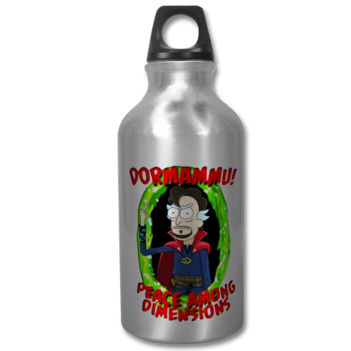 Rick & Morty x Marvel - Dr Rick Strange Water Bottle