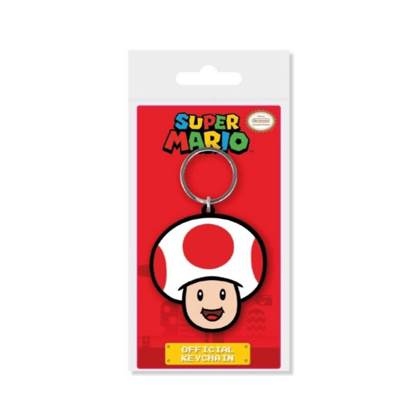 Toad Rubber Keychain | Nintendo Mario Gift