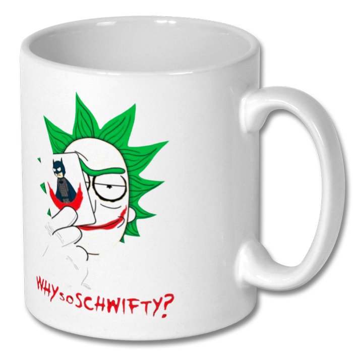 Rick & Morty x Batman - Why So Schwifty Mug
