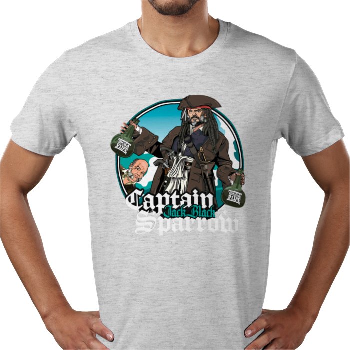 Jack Black x Pirates Of The Caribbean — Captain Jack Black Sparrow T-Shirt