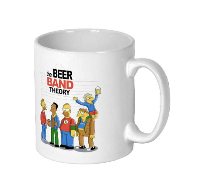 The Simpsons x The Big Bang Theory - Beer Band Theory Mug