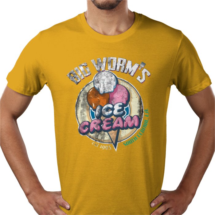 Friday - Big Worms Ice Cream T-Shirt