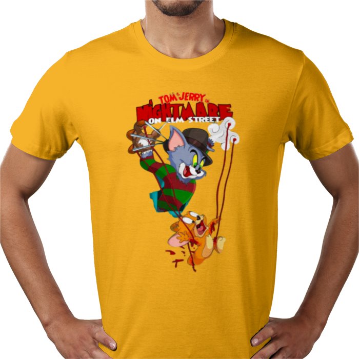 Tom And Jerry x A Nightmare On Elm Street - Freddy & Jerry T-shirt