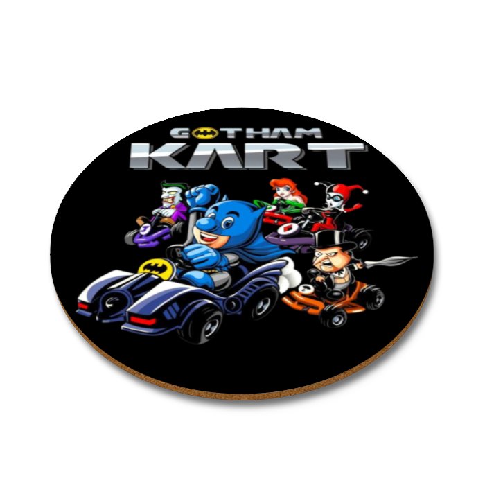 Batman The Animated Series x Mario Kart - Gotham Kart Round Coasters