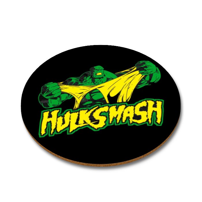 Hulk Smash Round Coasters