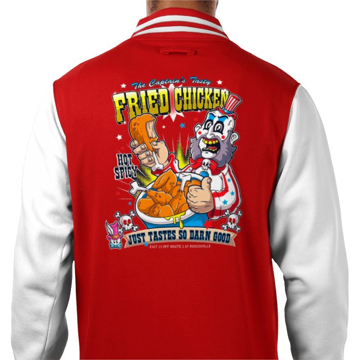 Captain Spaulding Fried Chicken Varsity Jacket