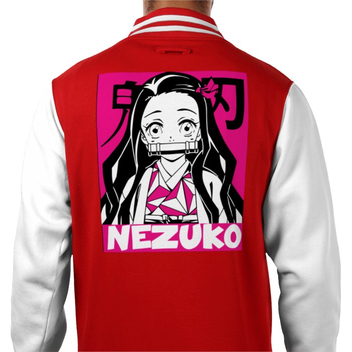 Demon Slayer - Nezuko Theme 3 Varsity Jacket