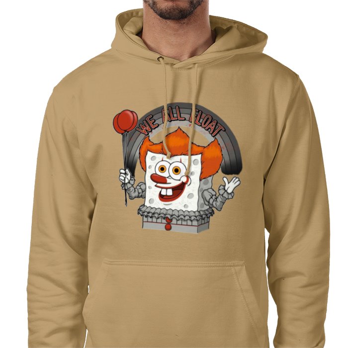 Pennywise IT x SpongeBob Square Pants - We All Float Pocket Hoodie