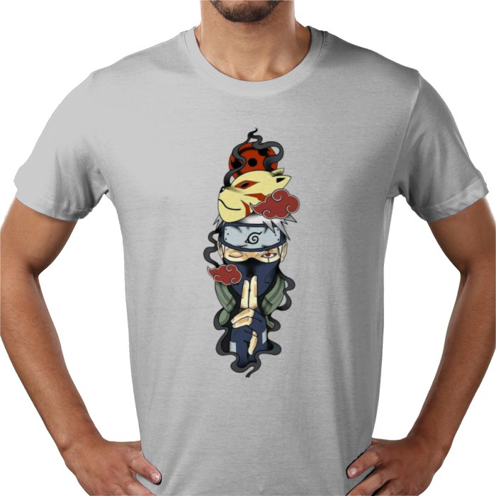 Naruto Kakashi Theme T-Shirt | Copy Ninja Anime Tee