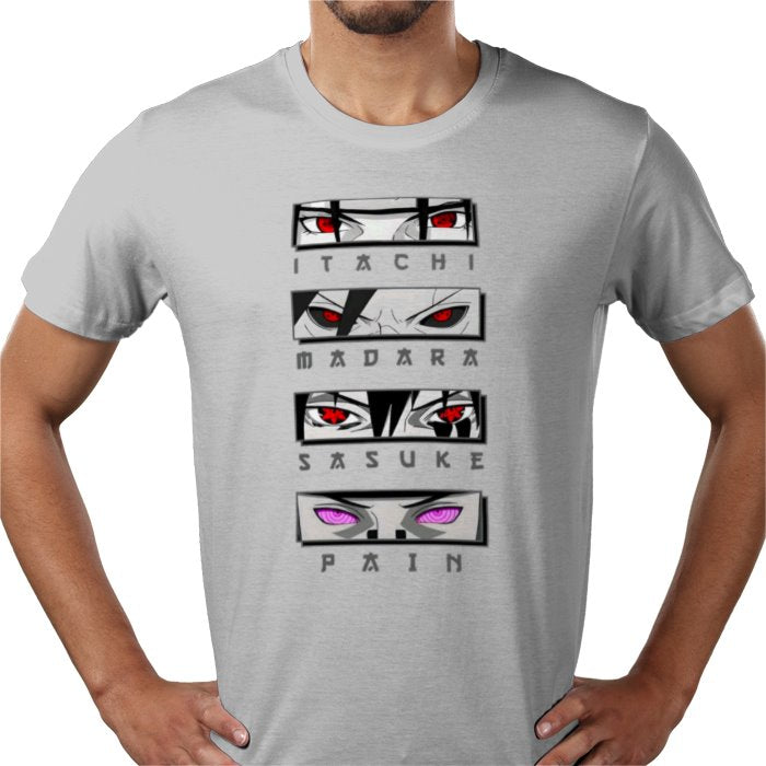 Naruto Eyes V2 T-Shirt | Sharingan Anime Fan Tee
