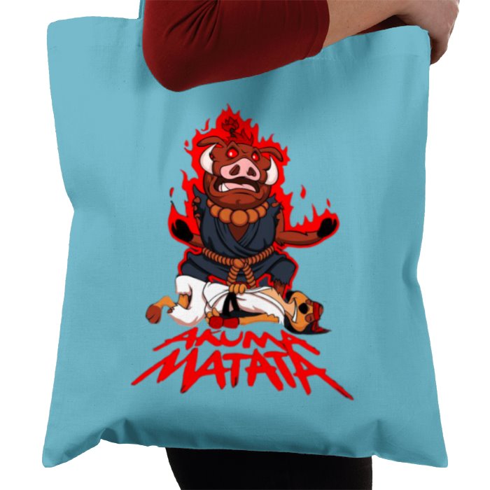 Timone & Pumba x Street Fighter - Akuma Mutata Tote Bag
