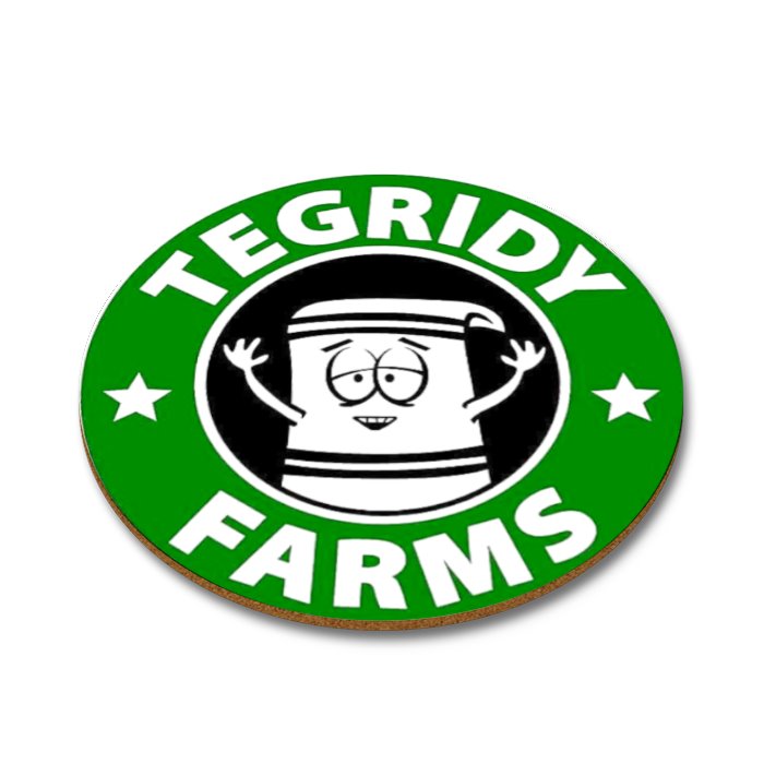 South Park - Tegridy Farms Round Coasters