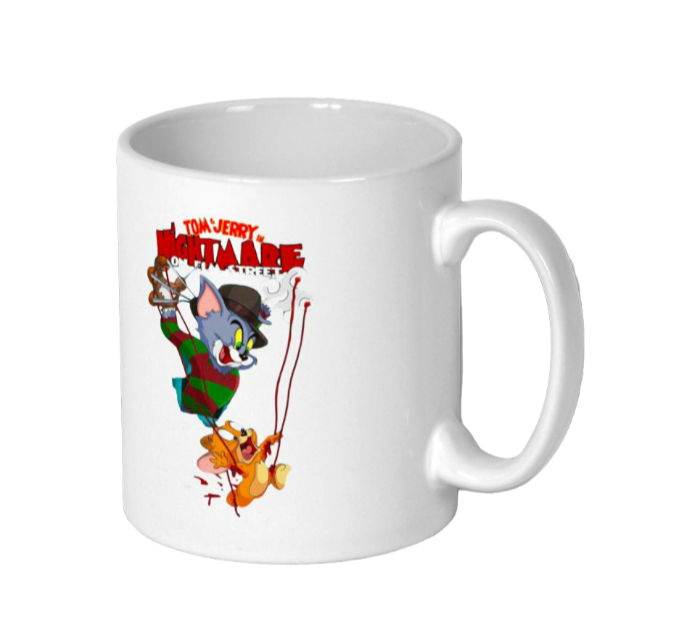 Tom & Jerry x A Nightmare On Elm Street - Freddy & Jerry Mug