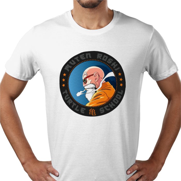 Dragon Ball Z Roshi Badge T-Shirt | Turtle Hermit Anime Tee