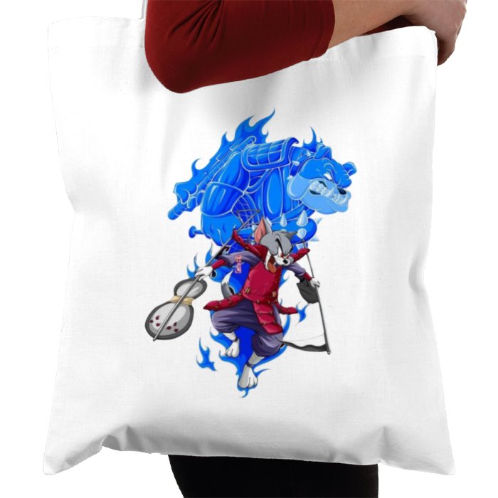 Tom & Jerry x Naruto - Tom/Madera Tote Bag