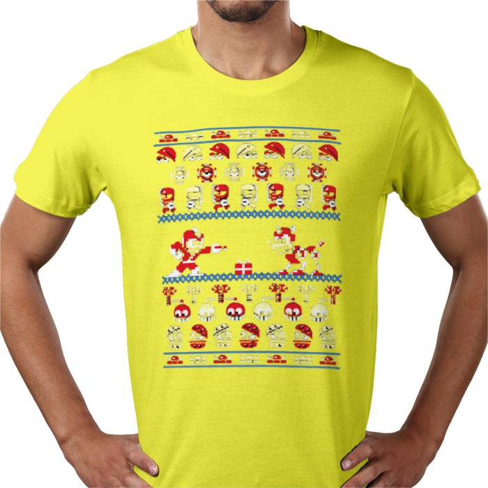 Ugly Jumper Style - Mega Man Christmas T Shirt