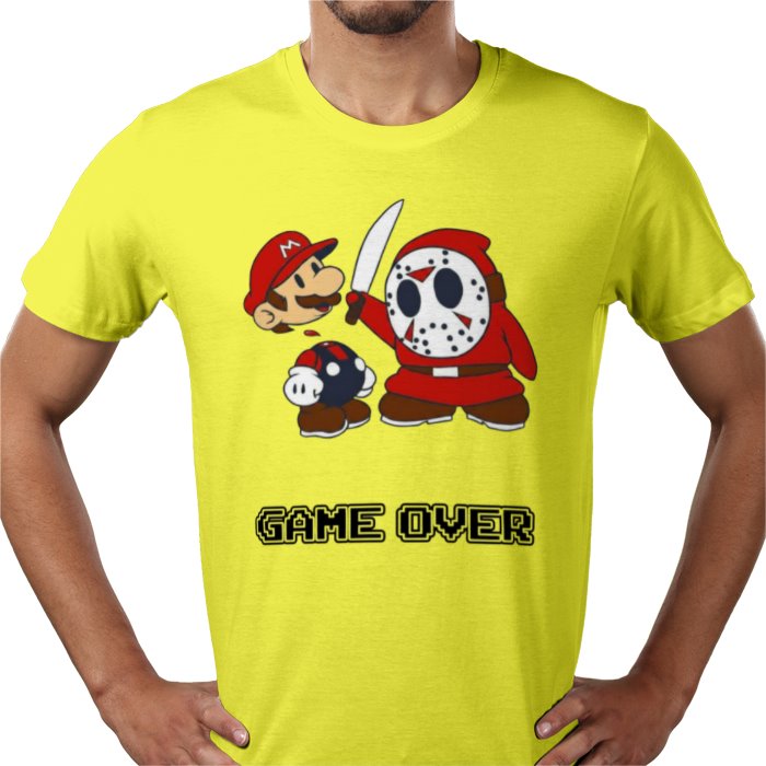 Super Mario T-Shirt | Game Over Retro Gaming Graphic Tee