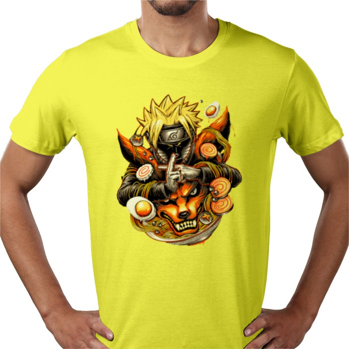 Naruto Nine-Tails Ramen T-Shirt | Ichiraku Ramen Anime Tee
