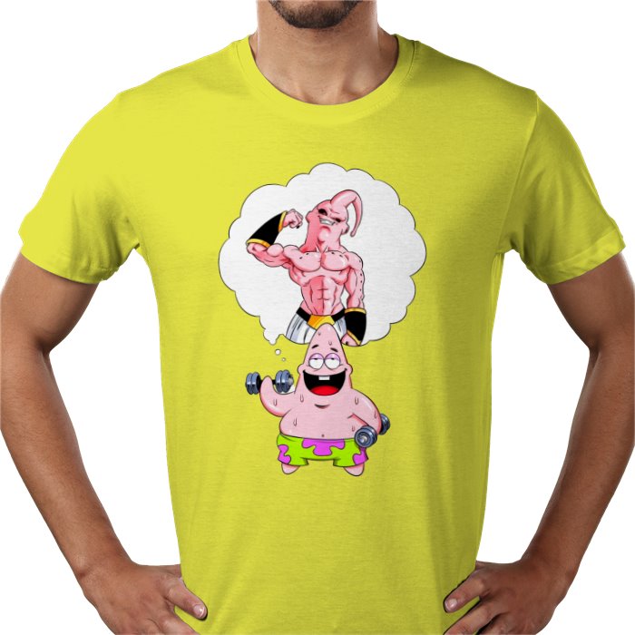 Dragon Ball Z x SpongeBob Crossover T-Shirt | DBZ Mashup Anime Tee
