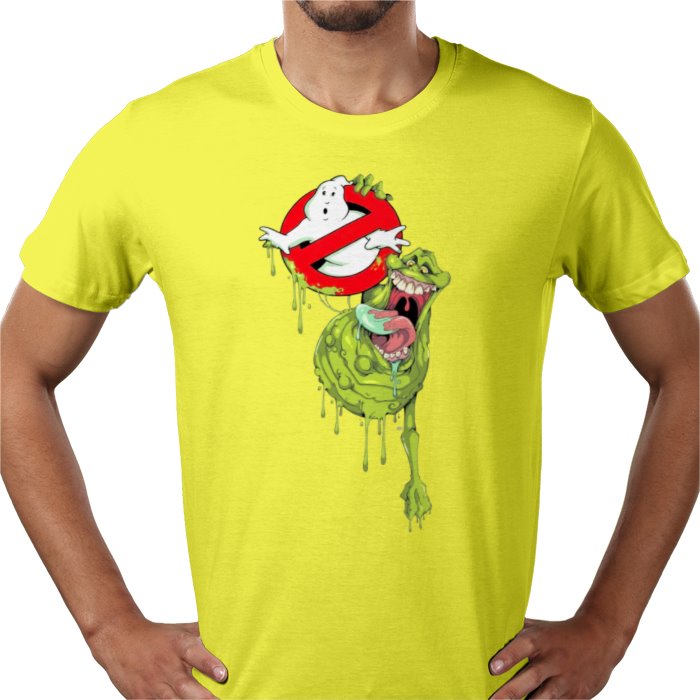 Ghostbusters - Slimer & Logo T-shirt