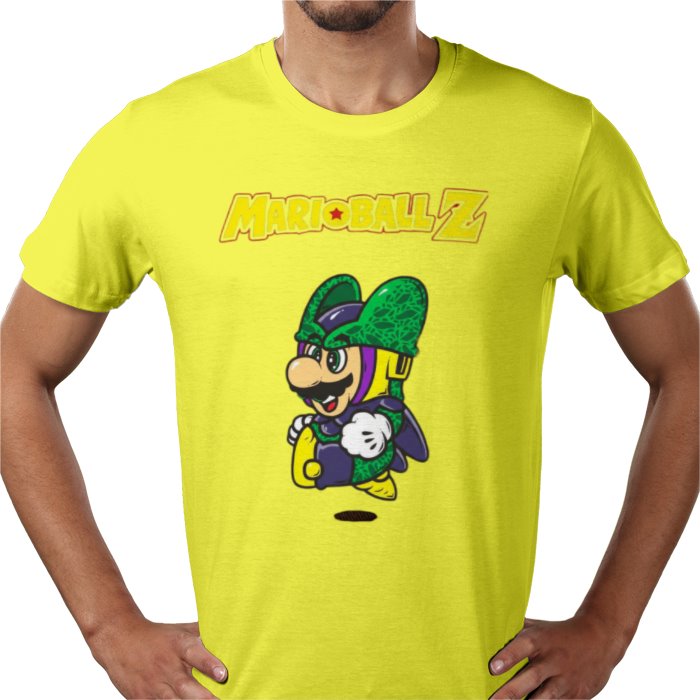 Super Mario x Dragon Ball Z Marioball Z T-Shirt | Gaming Anime Mashup Tee