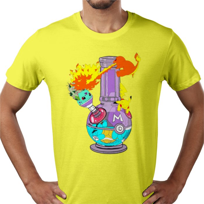Pokébong T-Shirt | Pokémon 420 Parody Funny Graphic Tee
