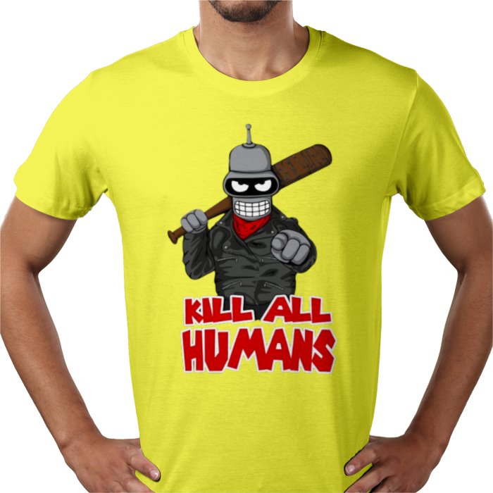 Futurama x The Walking Dead - Kill All Humans T-shirt