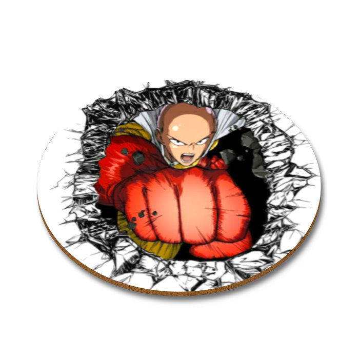 One Punch Man - Breakthrough Round Coasters