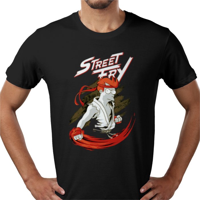 Futurama x Street Fighter - Street Fry T-shirt