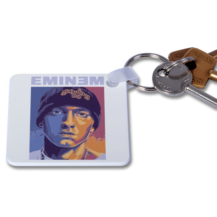 Eminem Art Style Keyring