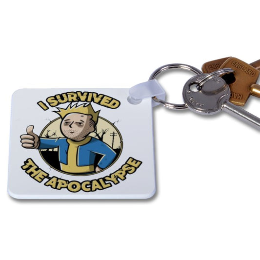 Fallout - I Survived The Apocalypse Keyring