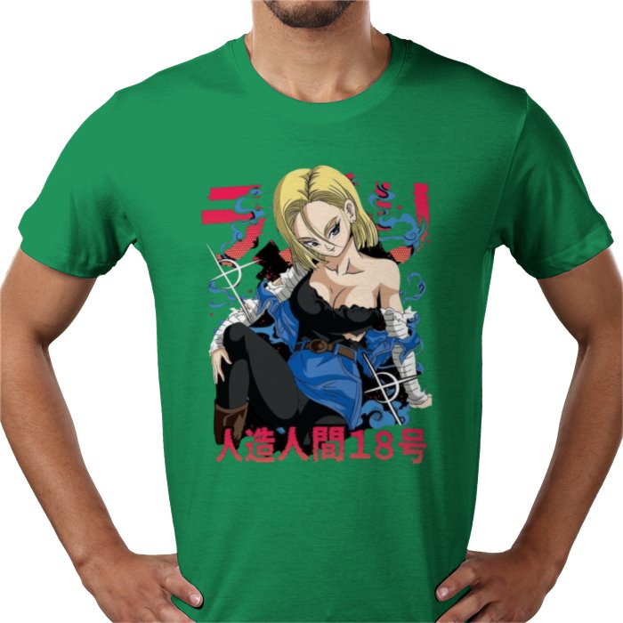 Dragon Ball Z Raunchy Android 18 T-Shirt | Android 18 DBZ Anime Tee