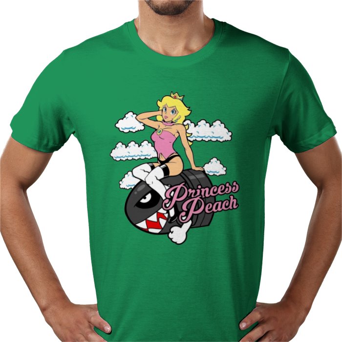 Super Mario Bros — Peach & Bullet Bill T-Shirt