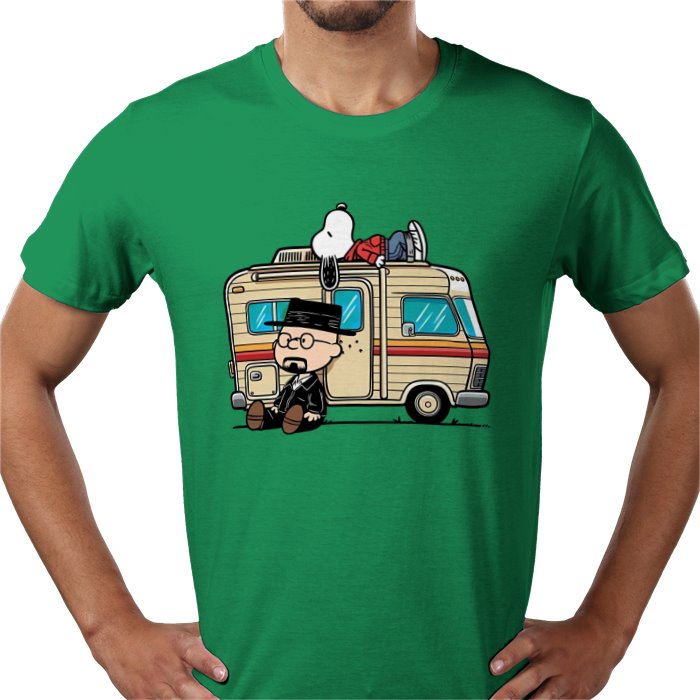 Peanuts x Breaking Bad Parody T-Shirt