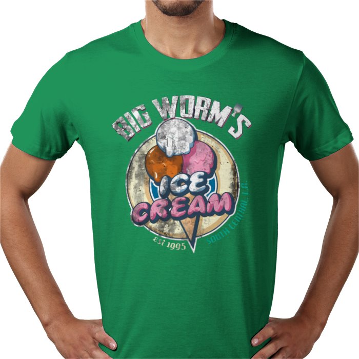 Friday - Big Worms Ice Cream T-Shirt