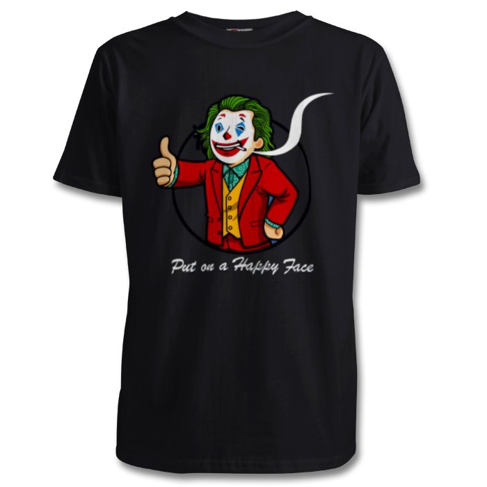 Fallout & Joker - Put On A Happy Face T-shirt