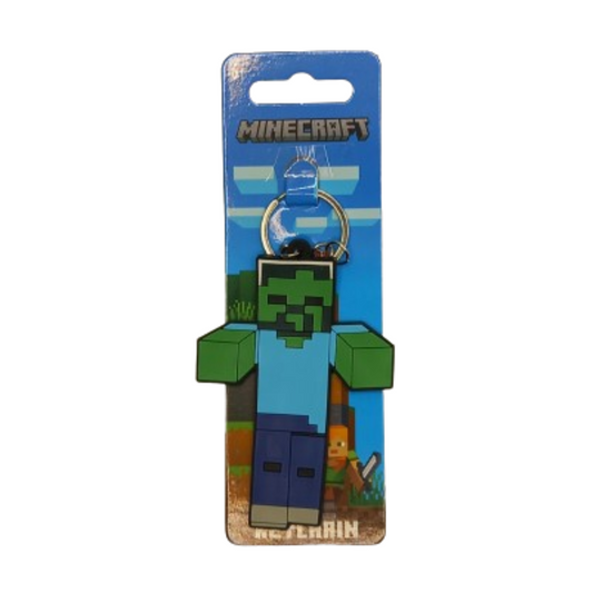Minecraft Rubber Keychain | Gaming Gift for Fans