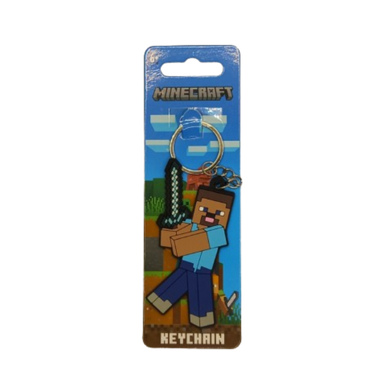 Minecraft Creeper Rubber Keychain | Gaming Gift