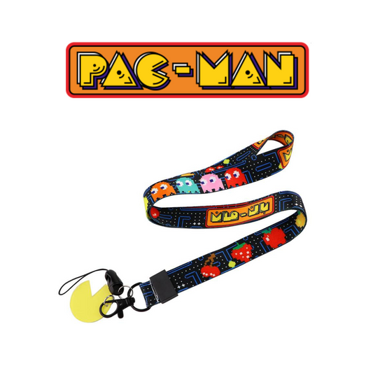 Pac-Man Lanyard | Retro Arcade Gaming Accessory