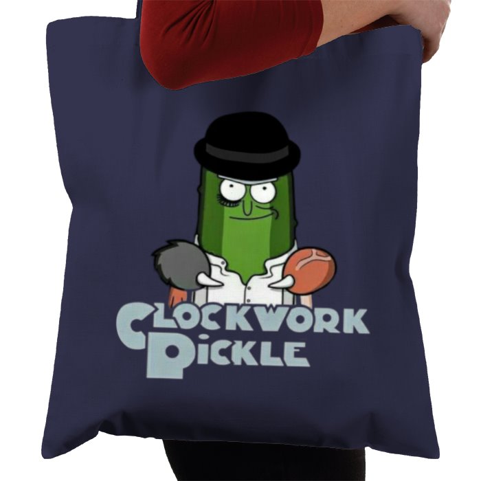 Rick & Morty & A Clockwork Orange - A Clockwork Pickle Tote Bag