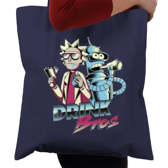 Rick & Morty x Futurama - Drink Bros Tote Bag