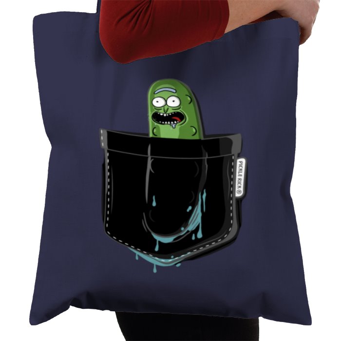 Rick & Morty - Pickle Rick Pocket Tote Bag