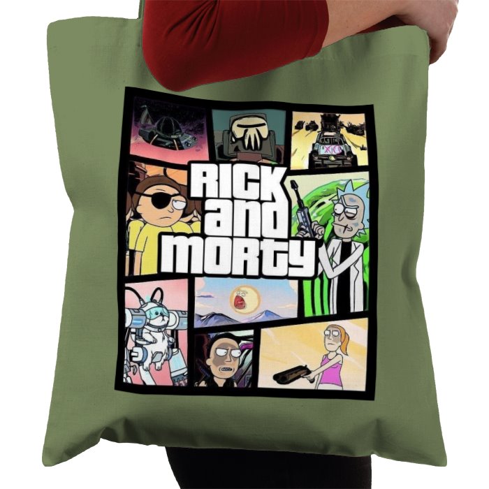 Rick & Morty & Grand Theft Auto - Grand Theft Auto Style Bag