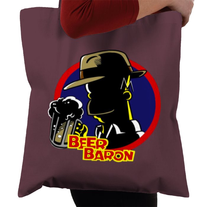 The Simpsons & Dick Tracey - Beer Baron Tote Bag